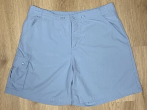 WeatherProof Garment Company Womens OXFORD BLUE Shorts Size 14 #95610 - Picture 1 of 23
