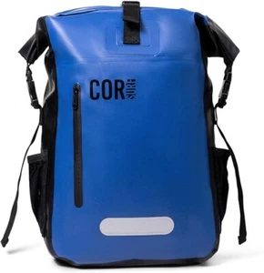 COR Surf Waterproof Dry Bag Backpack 25L Padded Laptop Sleeve Dark Blue - Picture 1 of 8