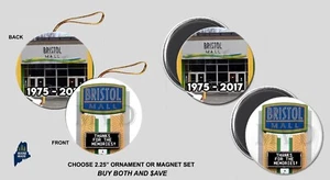 BRISTOL MALL Ornament / Magnet Set - High School Defunct Shopping Virginia Dead - Picture 1 of 1