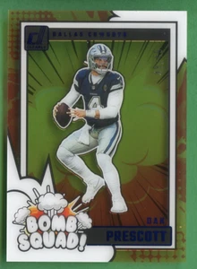 DAK PRESCOTT 2024 CLARAMENTE DONRUSS BOMB SQUAD/49 DALLAS COWBOY - Imagen 1 de 2