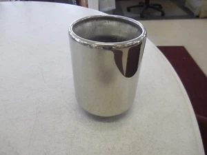 New ST-0664 Double wall exhaust tips - Fits 2 1/4 Pipe 5" Outlet 7" Long - Picture 1 of 5