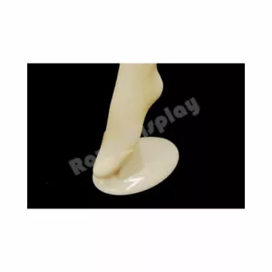 Women's Sock Display Form Foot - Fleshtone Plastic Women's Foot Form With Stand - Picture 1 of 3