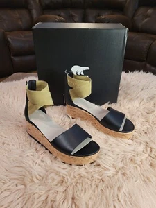 Sorel Flatform ankle strap shoes sz 8 - Picture 1 of 5