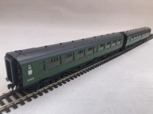 2 x Fleischmann 5147 HO BR(SR) Bulleid 3. Klasse offene Reisezugwagen S130S Kadees sehr guter Zustand - Bild 1 von 13