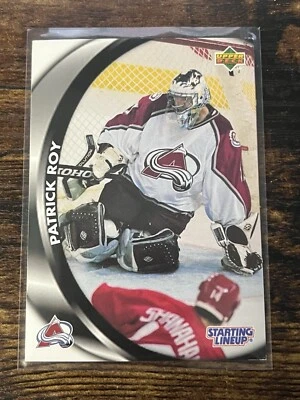 Patrick Roy 1997 98 Starting Line Up Card # SL19  🏒  - Image 1 of 2