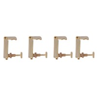 4 Pieces Violin Fine Tuners Fiddle String Adjusters for 3/4 4/4 Violin Parts