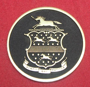 Colt Firearms Custom Shop Display Case Medallion - Picture 1 of 2