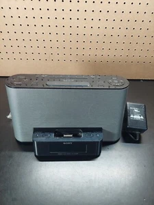 Sony ICF-CS10iP Dream Machine FM/AM Clock Radio Speaker Dock - Picture 1 of 3