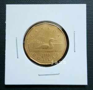 1988 Canada $1 One Dollar Loonie Canadian Coin - Bild 1 von 2