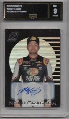 2021 PANINI CHRONICLES NOAH GRAGSON #13 ZENITH AUTOGRAPHED CARD MINT 9 GMA READ - Image 1 of 4