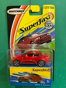Matchbox Superfast 35th Ann. #71 BMW 3 Series 1/64 Diecast MOC BX39 - Picture 1 of 1