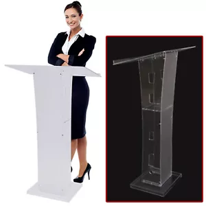Acryl Podium Plexiglas Mobiles Stehpult aus Acryl Tragbares Rednerpult Kirche ! - Bild 1 von 15