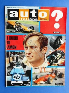 Rivista Automobilismo - Auto Italiana N° 49 - 1969 - Trazione integrale - Amon - Foto 1 di 1