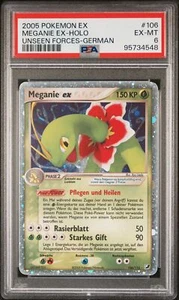 Meganie ex 106/115 - EX Unseen Forces - PSA 6 EX-MT - Pokémon - Foto 1 di 2