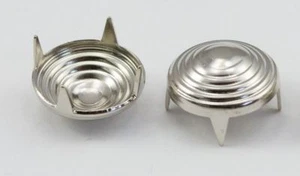 Cabezal de clavo espiral plateado talla 60 12 mm 5 clavos sin oxidar - 50 piezas - Imagen 1 de 1
