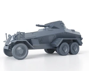 WWII GERMAN - SDKFZ 231 (6rad)  - 1/56 1/72 1/87 1/100 3D PRINTED - Bild 1 von 5