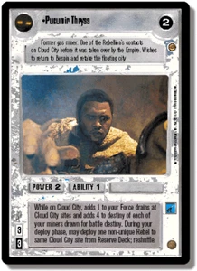 Star Wars CCG Pucumir Thrys casi nuevo/nuevo - Palacio de Jabba 1998 - Imagen 1 de 1