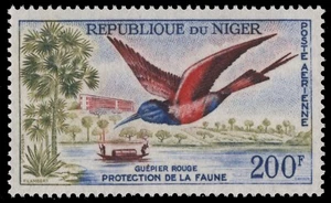 Níger 1961 - Mi-Nr. 20 ** - MNH - Pájaros / Pájaros - Imagen 1 de 1
