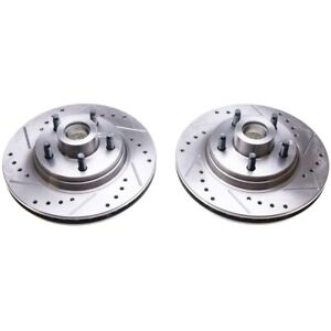 AR8118XPR Powerstop Brake Discs 2-Wheel Set Front for Ford Mustang Continental