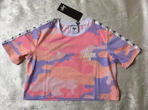 HYPE - CROPPED T SHIRT - PINK MARL - 9-10 YEARS - Picture 1 of 4