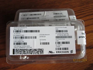Ericsson RDH10247/3 Transceiver CPRI&1000Base-LX20SFP New Free Shipping - Picture 1 of 1