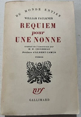 Requiem Pour Une Nonne Par William Faulkner Préface Albert Camus 1957 Gallimard - Image 1 of 4