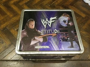 1999 Vintage WWF The Undertaker Lunch Box METAL WWE wrestling memorabilia  - Picture 1 of 8