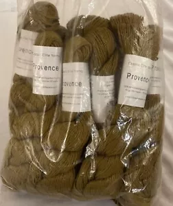 Lot 10 Skeins Classic Elite Yarns Provence Lt Brown #5844 100% Egyptian Cotton - Picture 1 of 5