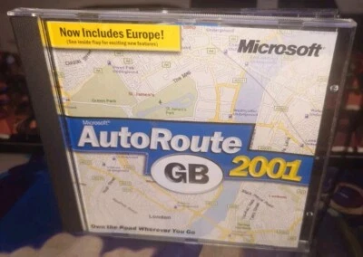 Microsoft AutoRoute GB 2001 PC Software - Image 1 of 3