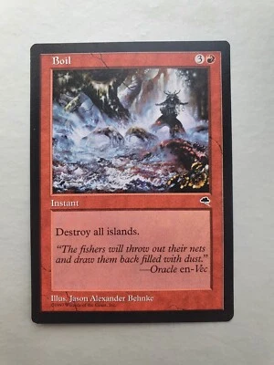 Boil, MTG Tempest (1997) Uncommon Red Instant VNM  - Image 1 of 2