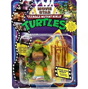 MIKEY FIGURE MOVIE STAR 2023 TEENAGE MUTANT NINJA TURTLES PLAYMATES NICKELODEON - Bild 1 von 7