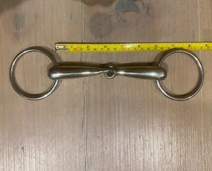KORSTEEL Hollow Mouth Loose Ring Snaffle 5,5", USED, GOOD CONDITION - Picture 1 of 1