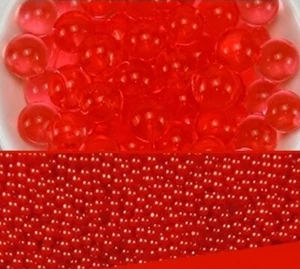 6000 Perle d'Acqua Gel Decorative 60g 30mm - Rosso - Vasi Giardino Piante - Foto 1 di 1