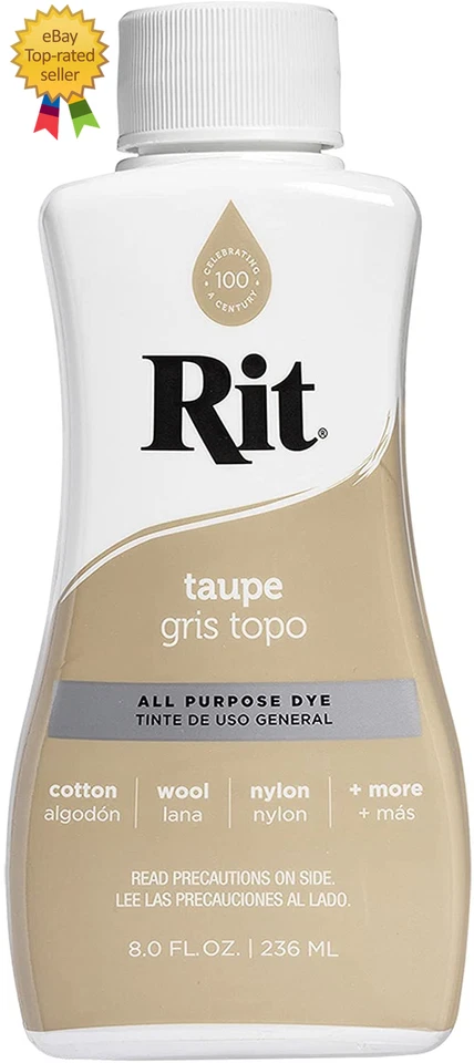 Rit Dye Liquid 8oz Taupe 885967883404