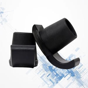 Non-slip Mat Heavy Duty Walker Glides Black Wheelchair Footrest Padding Cover - Picture 1 of 12
