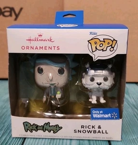 🔥2022 Hallmark Ornament Funko POP Rick and Snowball Walmart Exclusive Limited🔥 - Bild 1 von 3