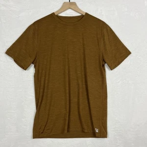 T-shirt Vuori Zephyr marrone manica corta uomo media palestra - Foto 1 di 8