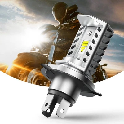 H4 9003 HB2 High Power LED Bulb Hi/Low Beam White Motorcycle Headlight Plug Play - Image 1 of 4