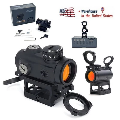 Sig Sauer Romeo-MSR 1x20mm 2 MOA Red Dot Sight w/ Riser SOR72001 (Box Seal Pack)