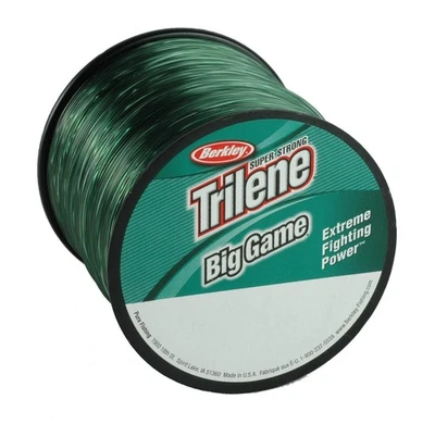 Моноволоконная леска Berkley Trilene® Big Game™, зеленая, тест 50 фунтов, 275 ярдов - Изображение 1 из 3