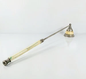 Vela taponadora vintage tono plata hueso no magnético 12" sin marca - Imagen 1 de 6