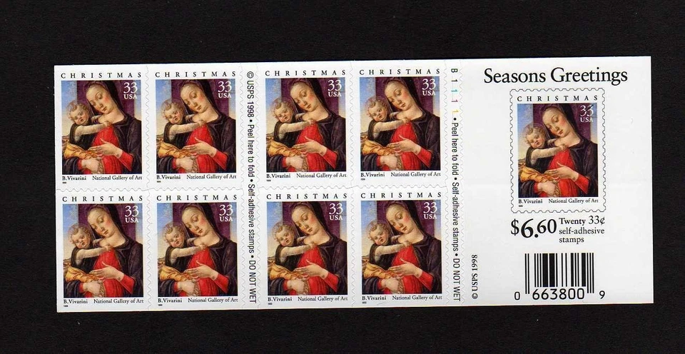 USA Scott 3355a Complete Self Adhesive Panes, All 3 Plate Numbers! - Image 1 of 1