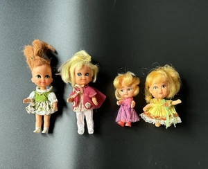 1960’s Mattel Liddle Kiddle Skediddle & Hasbro Storykins Goldilocks Lot Of 4 - Picture 1 of 9