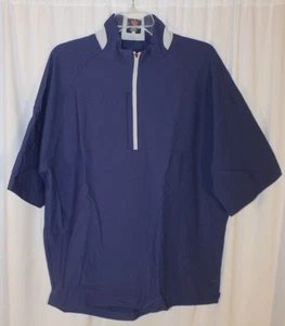 NUEVO Donald Ross DEPORTE Trigg GRANDE Manga Corta 1/4 Cremallera Pullover Chaqueta Windshirt - Imagen 1 de 5