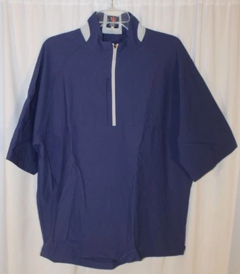 NOVO Donald Ross SPORT Trigg GRANDE Manga Curta 1/4 Zíper Pulôver Jaqueta Windshirt - Imagem 1 de 4