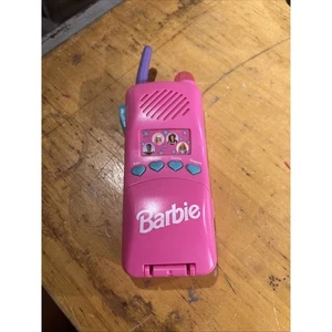 Vtg 1998 Barbie & Friends Conference Cell Phone TALKS/SOUNDS/LIGHT Telephone Toy - Picture 1 of 3