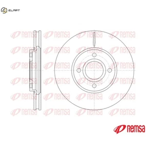 2x BRAKE DISC 61601.10 FOR FORD M1JU/M1JC/M1JJ 1.0L 3cyl ECOSPORT SUVUEJE 1.5L - Picture 1 of 9