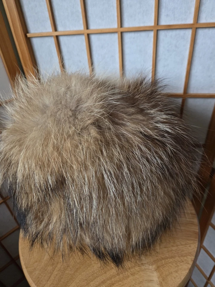 Vintage Genuine Fur Northern Countries Style Womens Hat from Europe Size S/M - Image 1 of 4