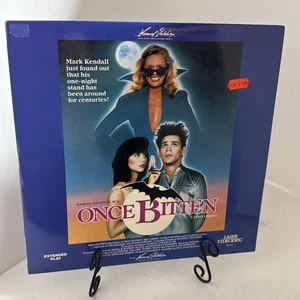 ONCE BITTEN VAMPIRE COMEDY JIM CARREY 1985 LASER DISC - Imagen 1 de 4