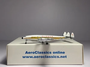 Aeroclassics 1:400 Alaska Airlines Lockheed L-1649 N7316C Golden Nugget ACN7316C - Picture 1 of 2
